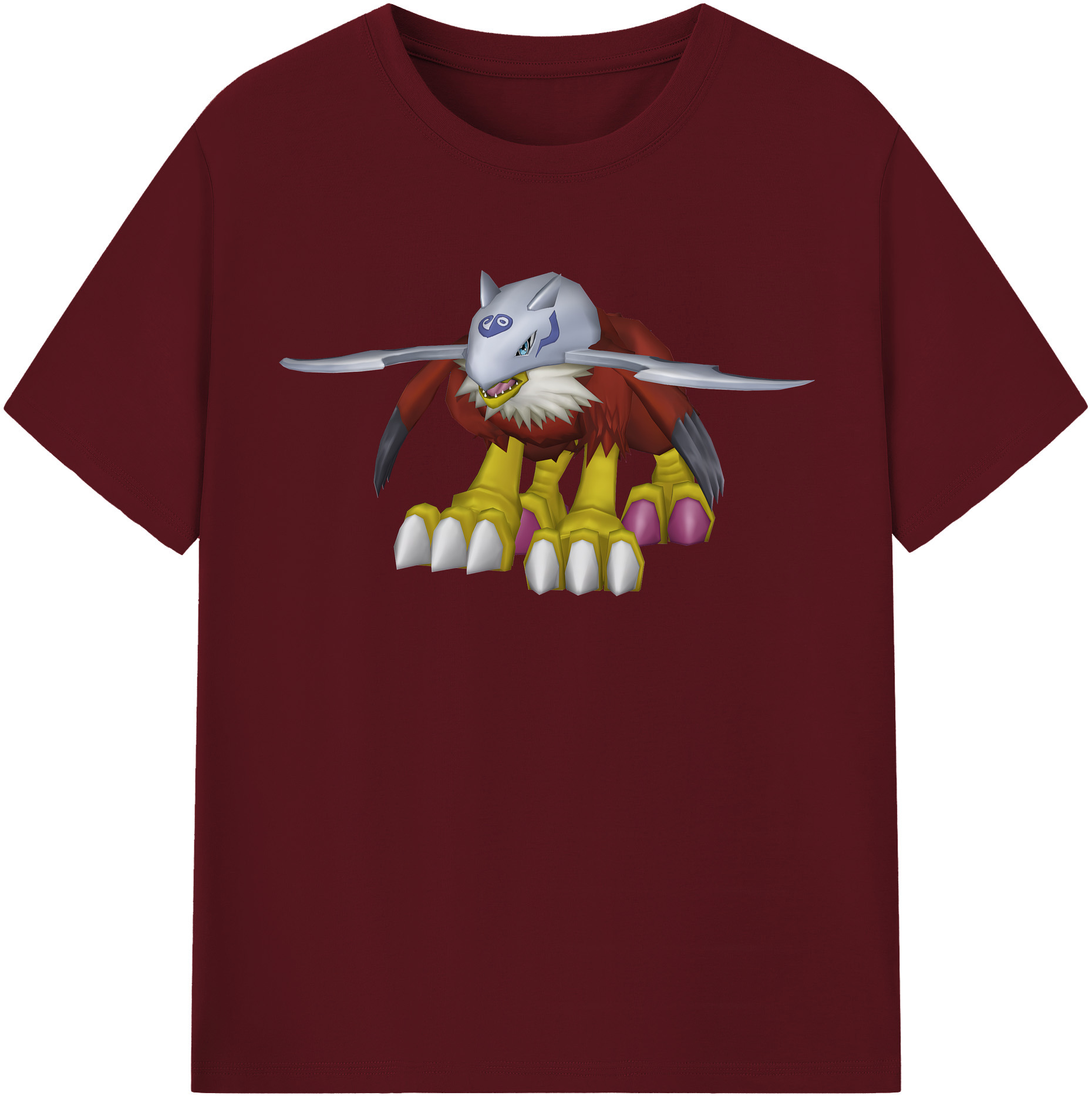 （画像用） Digimon デジタルモンスター/デジモン 綿100％半袖Tシャツ（フロントプリント）